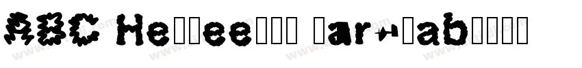 ABC Helveesti variab字体转换